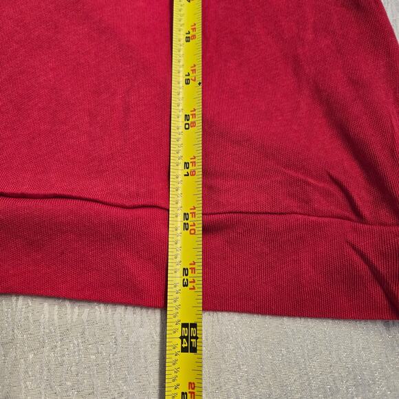 Chaser sz med 100% cotton long sleeve red fall casual soft cozy - Picture 8 of 10